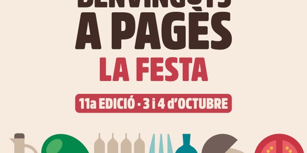 A L’ALT PENEDÈS, 17 EMPRESES ENTRE EXPLOTACIONS AGRÀRIES, EMPRESES ELABORADORES, ALLOTJAMENTS RURALS, RESTAURANTS I ACTIVITATS PARTICIPEN A L’ONZENA EDICIÓ DE BENVINGUTS A PAGÈS LA FESTA
