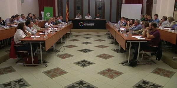 EL CONSELL COMARCAL APROVA UNA MOCIÓ PER EXIGIR LA LLIBERTAT DE JORDI SÀNCHEZ I JORDI CUIXART