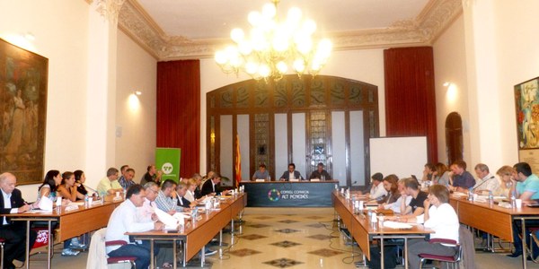 EL CONSELL COMARCAL DE L’ALT PENEDÈS DÓNA SUPORT ALS IMPUTATS PER L’ORGANITZACIÓ DE LA CONSULTA DEL 9N