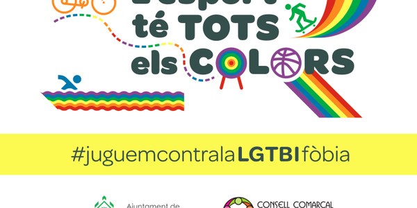 EL CONSELL COMARCAL DE L’ALT PENEDÈS I L’AJUNTAMENT DE SANT SADURNÍ D’ANOIA IMPULSEN LA CAMPANYA “L’ESPORT TÉ TOTS ELS COLORS”