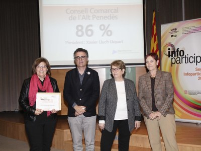 EL CONSELL COMARCAL DE L’ALT PENEDÈS REP DEL SEGELL INFOPARTICIPA 2018