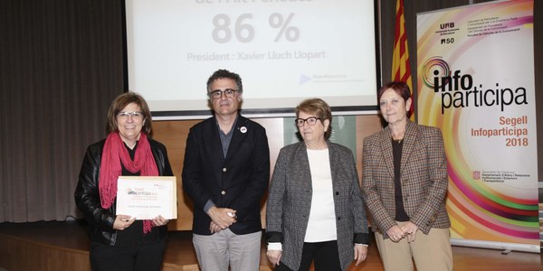 EL CONSELL COMARCAL DE L’ALT PENEDÈS REP DEL SEGELL INFOPARTICIPA 2018