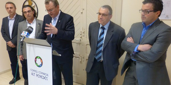 EL DELEGAT DEL GOVERN DE LA GENERALITAT VISITA EL CONSELL COMARCAL DE L’ALT PENEDÈS