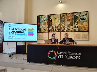EL GOVERN DEL CONSELL COMARCAL DE L’ALT PENEDÈS PRESENTA EL PLA D’ACCIÓ COMARCAL