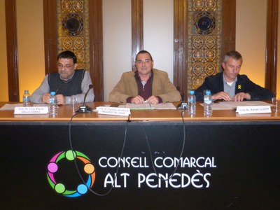 FRANCESC OLIVELLA ES VA ACOMIADAR EN EL DARRER PLE DEL CONSELL COMARCAL