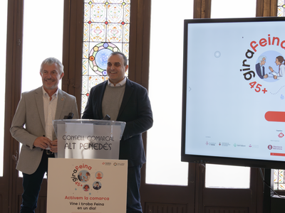 VILAFRANCA DEL PENEDÈS ACOLLIRÀ LA PRIMERA EDICIÓ DE LA JORNADA DE L’OCUPACIÓ GIRAFEINA +45 | ACTIVEM LA COMARCA EL PROPER 29 D’ABRIL