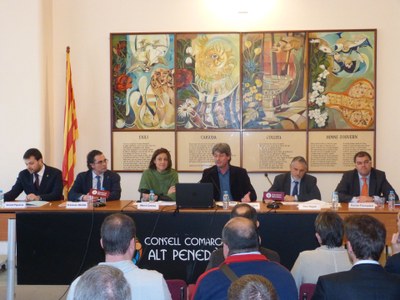LA DIPUTACIÓ DE BARCELONA PRESENTA AL CONSELL COMARCAL DE L’ALT PENEDÈS EL NOU MARC DE COOPERACIÓ LOCAL