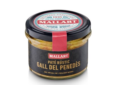 LA FUNDACIÓ MAS ALBORNÀ, A TRAVÉS DELS SEUS EMBOTITS MALLART, ELABORA EL PRIMER PATÉ DE GALL DEL PENEDÈS IGP