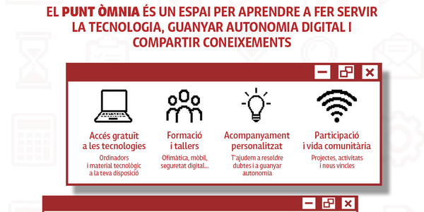L'ALT PENEDÈS POSA EN MARXA ELS PUNTS ÒMNIA PER APROPAR LES COMPETÈNCIES DIGITALS A TOTA LA CIUTADANIA