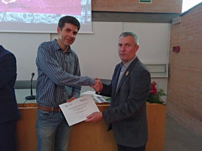 LUIS ARIAS GUANYA EL XIX PREMI EDUARD VENDRELL I BAQUÉS DE VITICULTURA I ENOLOGIA