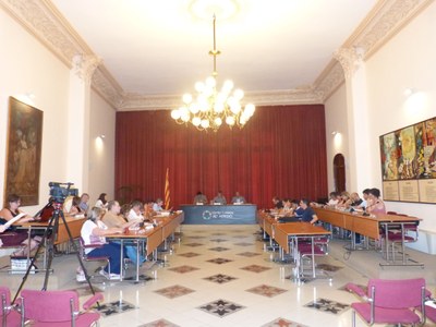 Ple del cartipàs al Consell Comarcal de l’Alt Penedès