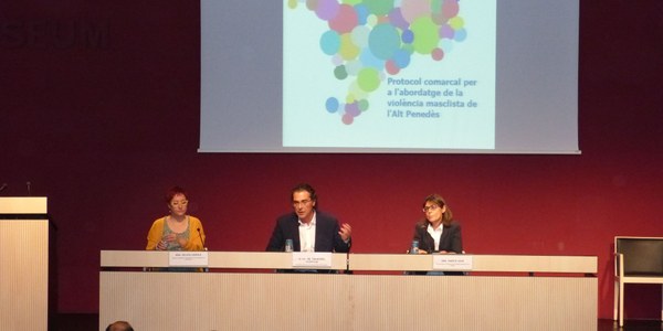 PRESENTACIÓ DEL PROTOCOL COMARCAL PER A L’ABORDATGE DE LA VIOLÈNCIA MASCLISTA DE L’ALT PENEDÈS