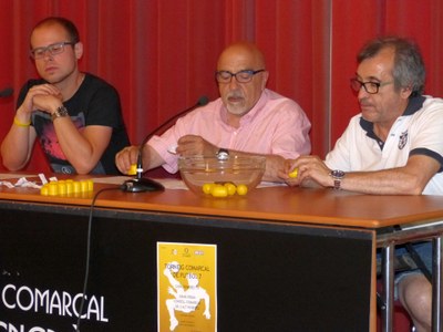RESULTATS DEL SORTEIG PÚBLIC DELS PARTITS DEL TORNEIG COMARCAL DE FUTBOL 7