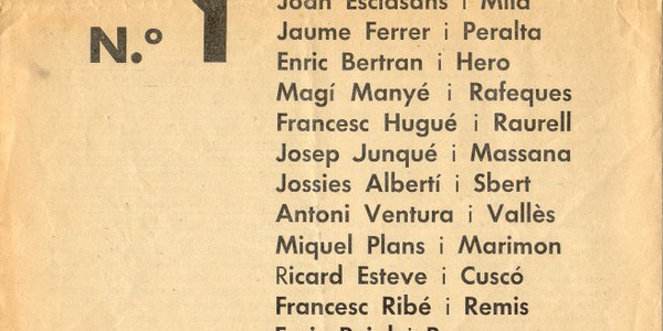 Xerrada sobre Les primeres eleccions municipals democràtiques a Catalunya: gener de 1934
